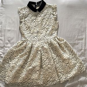 Off white shirt dress